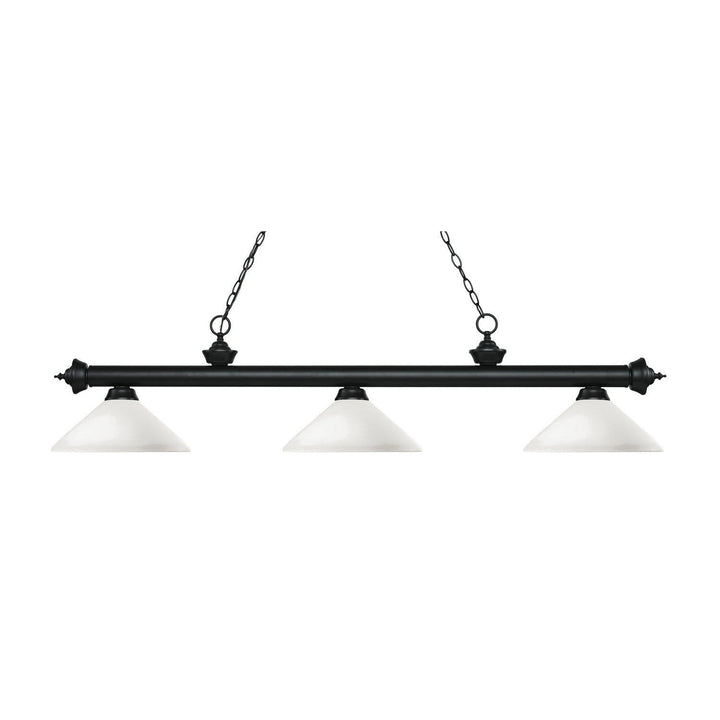 Z-Lite Riviera 200-3MB-AMO14 Pendant Light - Matte Black
