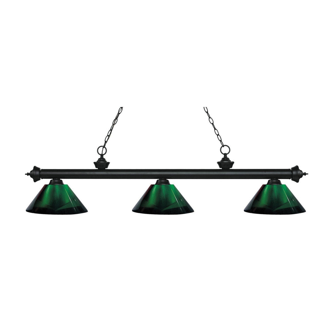 Z-Lite Riviera 200-3MB-ARG Pendant Light - Matte Black