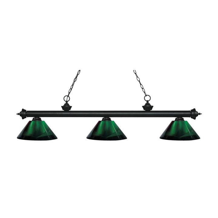 Z-Lite Riviera 200-3MB-ARG Pendant Light - Matte Black
