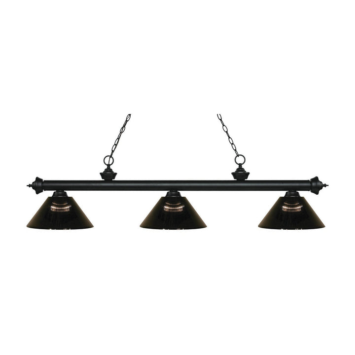 Z-Lite Riviera 200-3MB-ARS Pendant Light - Matte Black