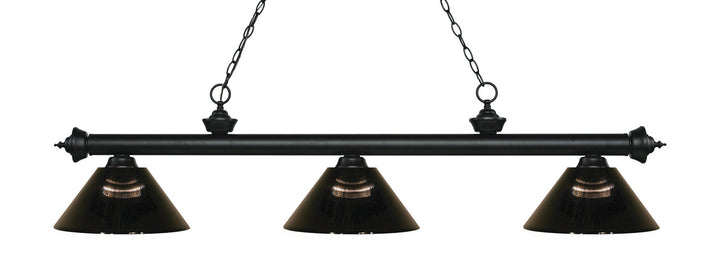 Z-Lite Riviera 200-3MB-ARS Pendant Light - Matte Black