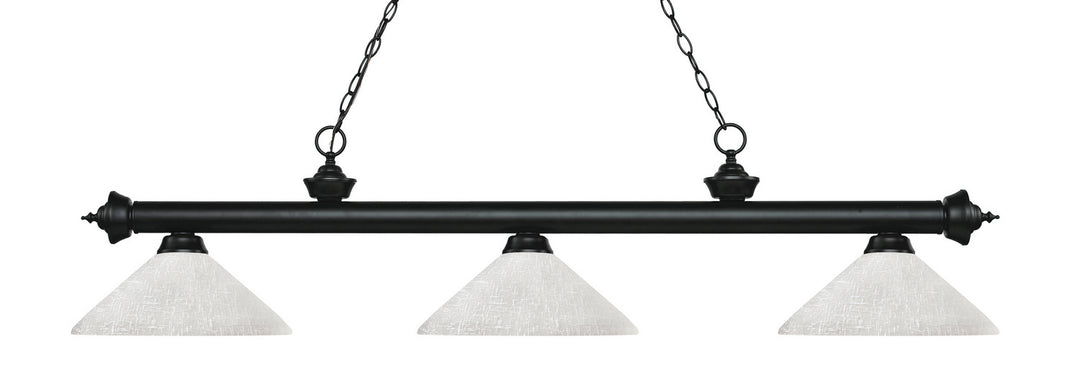 Z-Lite Riviera 200-3MB-AWL14 Pendant Light - Matte Black