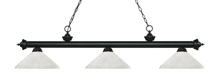 Z-Lite Riviera 200-3MB-AWL14 Pendant Light - Matte Black