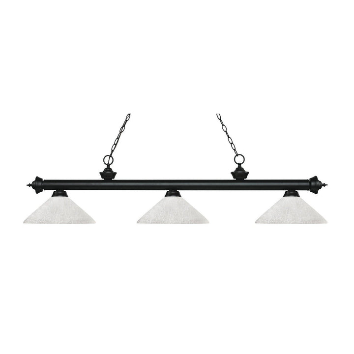 Z-Lite Riviera 200-3MB-AWL14 Pendant Light - Matte Black