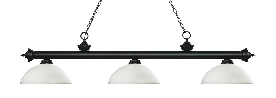 Z-Lite Riviera 200-3MB-DMO14 Pendant Light - Matte Black