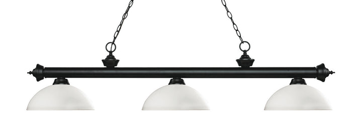 Z-Lite Riviera 200-3MB-DMO14 Pendant Light - Matte Black