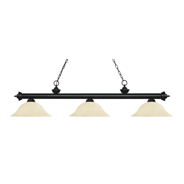 Z-Lite Riviera 200-3MB-GM16 Pendant Light - Matte Black