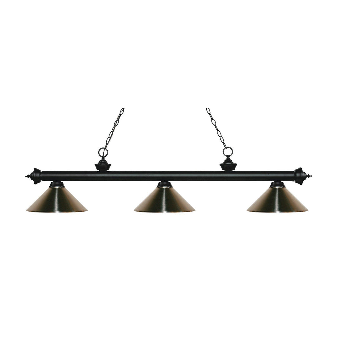 Z-Lite Riviera 200-3MB-MBN Pendant Light - Matte Black