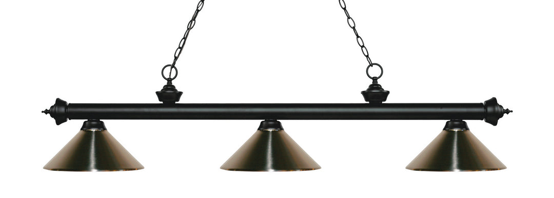 Z-Lite Riviera 200-3MB-MBN Pendant Light - Matte Black