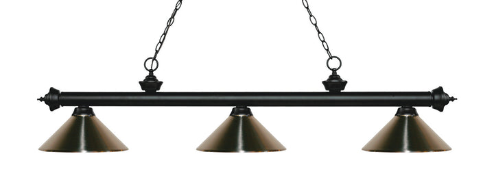 Z-Lite Riviera 200-3MB-MBN Pendant Light - Matte Black