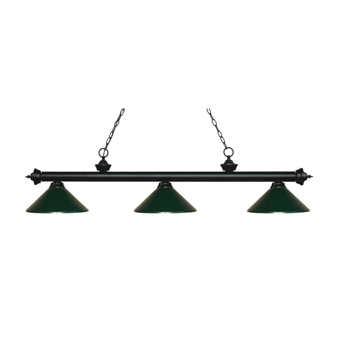 Z-Lite Riviera 200-3MB-MDG Pendant Light - Matte Black