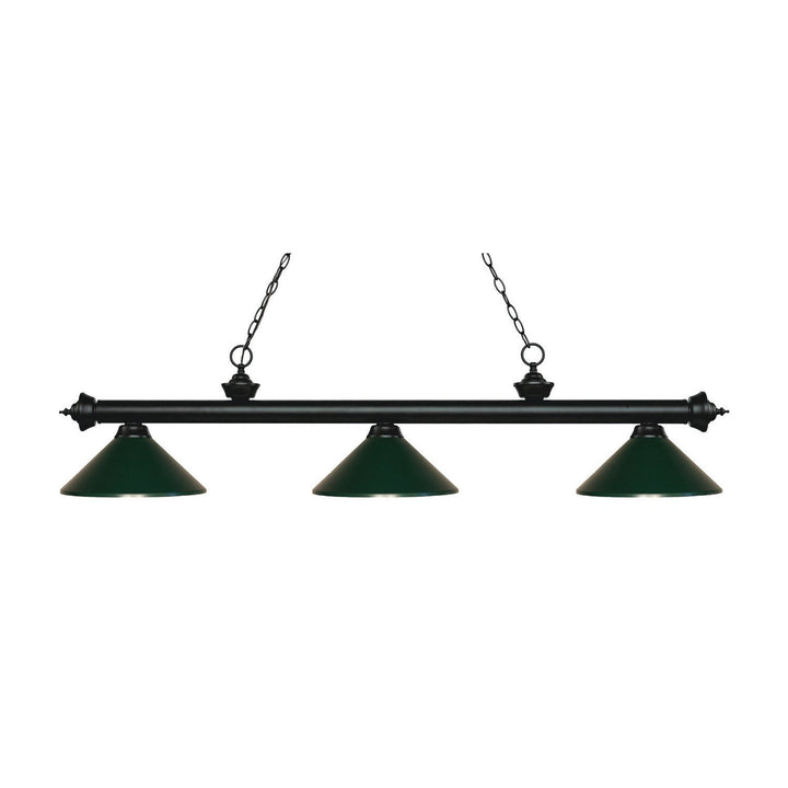 Z-Lite Riviera 200-3MB-MDG Pendant Light - Matte Black