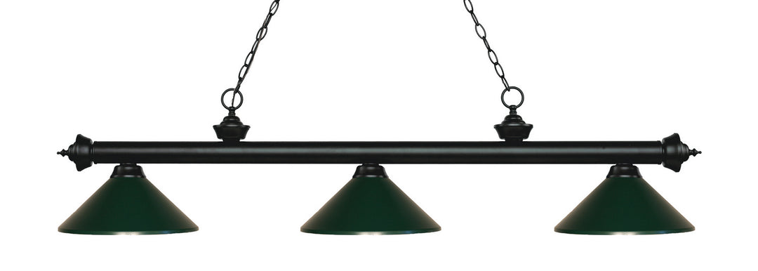 Z-Lite Riviera 200-3MB-MDG Pendant Light - Matte Black