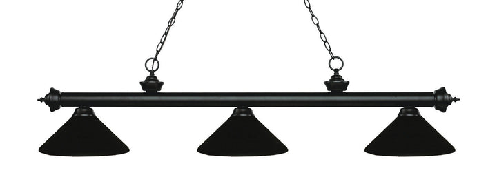 Z-Lite Riviera 200-3MB-MMB Pendant Light - Matte Black