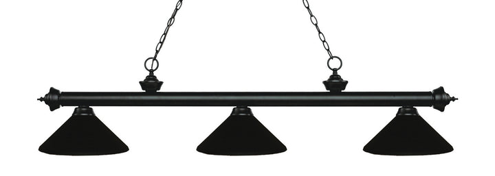 Z-Lite Riviera 200-3MB-MMB Pendant Light - Matte Black