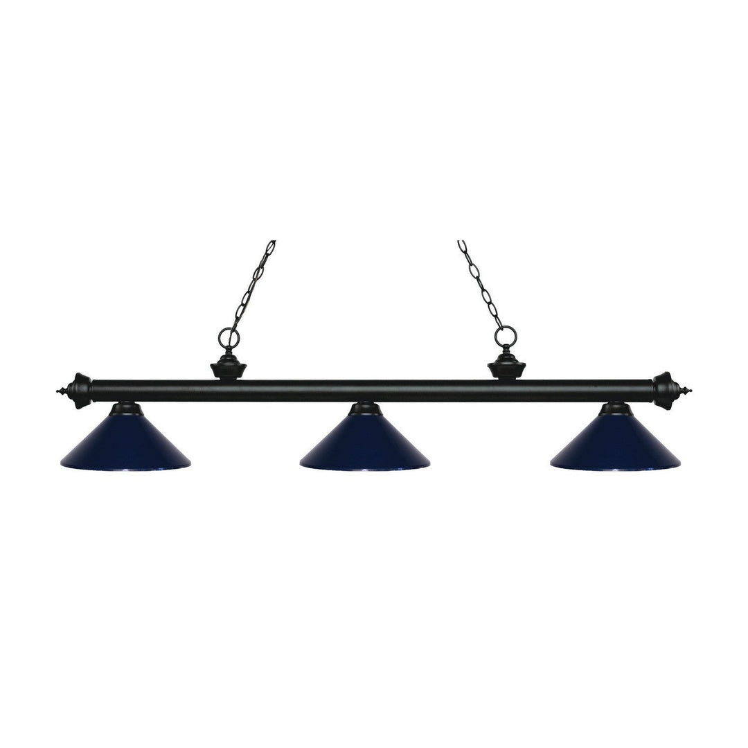 Z-Lite Riviera 200-3MB-MNB Pendant Light - Matte Black