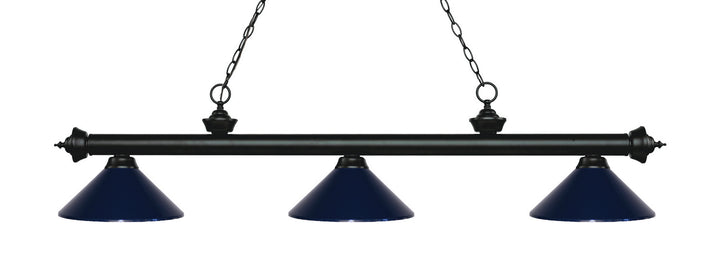Z-Lite Riviera 200-3MB-MNB Pendant Light - Matte Black