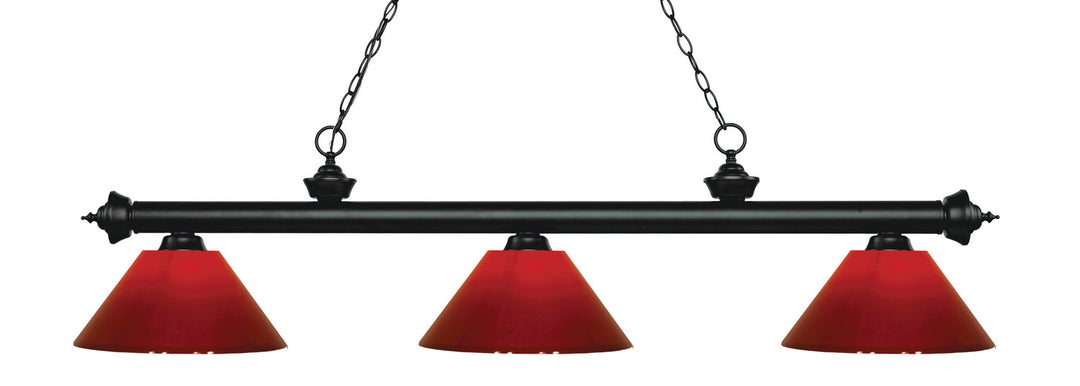 Z-Lite Riviera 200-3MB-PRD Pendant Light - Matte Black