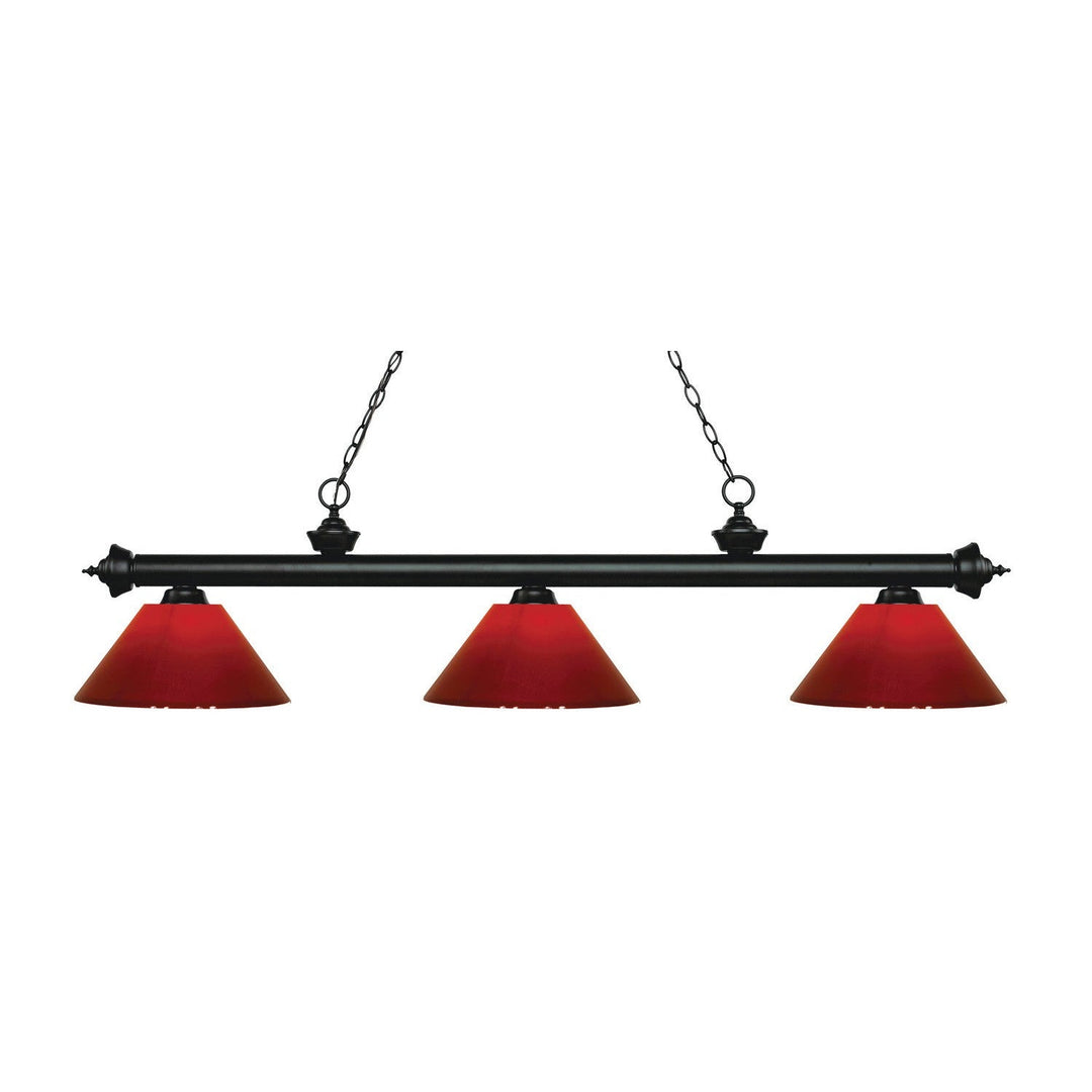 Z-Lite Riviera 200-3MB-PRD Pendant Light - Matte Black