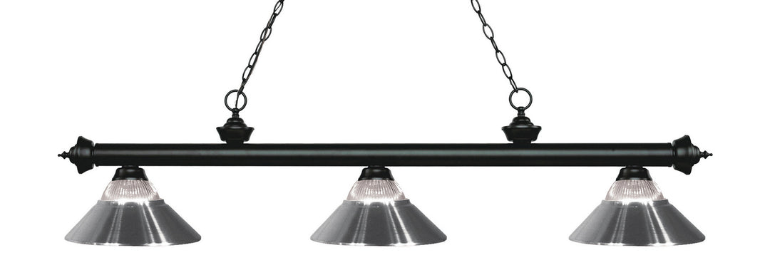Z-Lite Riviera 200-3MB-RCH Pendant Light - Matte Black