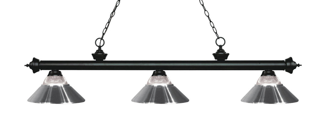 Z-Lite Riviera 200-3MB-RCH Pendant Light - Matte Black