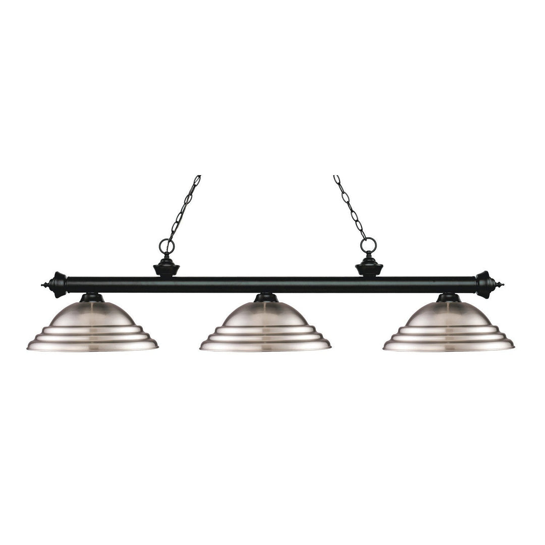 Z-Lite Riviera 200-3MB-SBN Pendant Light - Matte Black