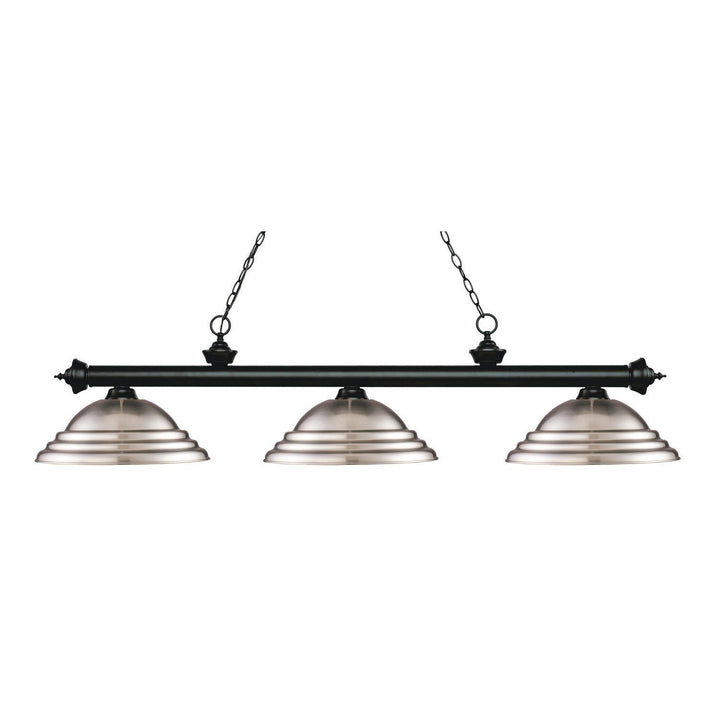 Z-Lite Riviera 200-3MB-SBN Pendant Light - Matte Black