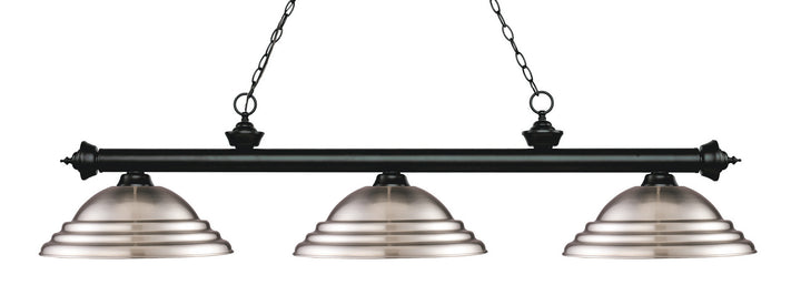 Z-Lite Riviera 200-3MB-SBN Pendant Light - Matte Black