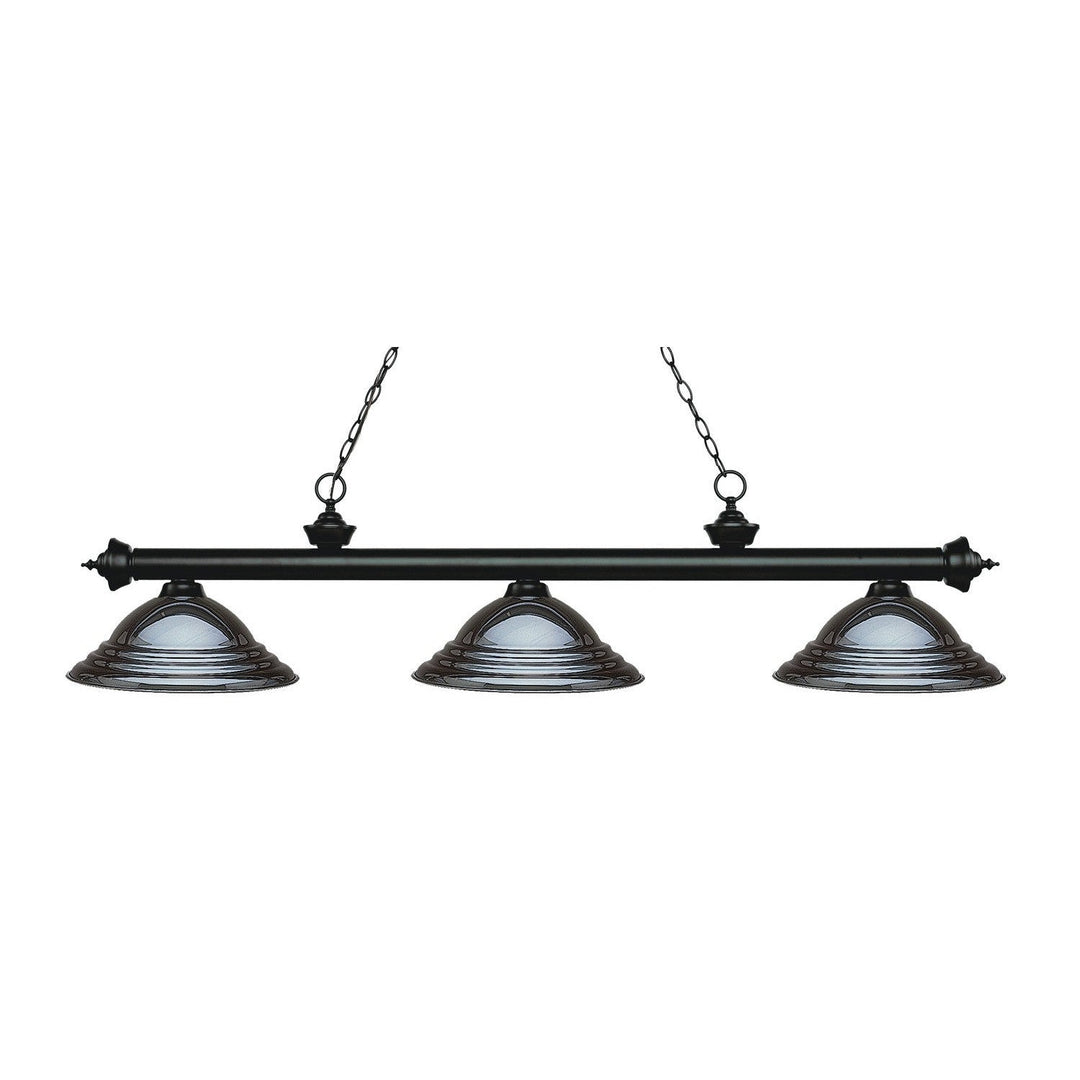 Z-Lite Riviera 200-3MB-SGM Pendant Light - Matte Black