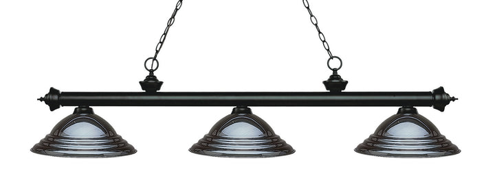 Z-Lite Riviera 200-3MB-SGM Pendant Light - Matte Black