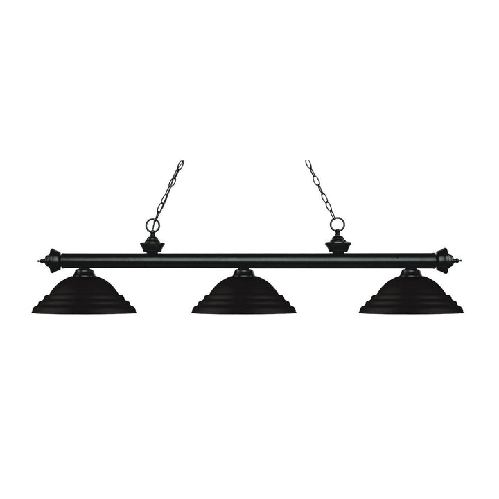 Z-Lite Riviera 200-3MB-SMB Pendant Light - Matte Black