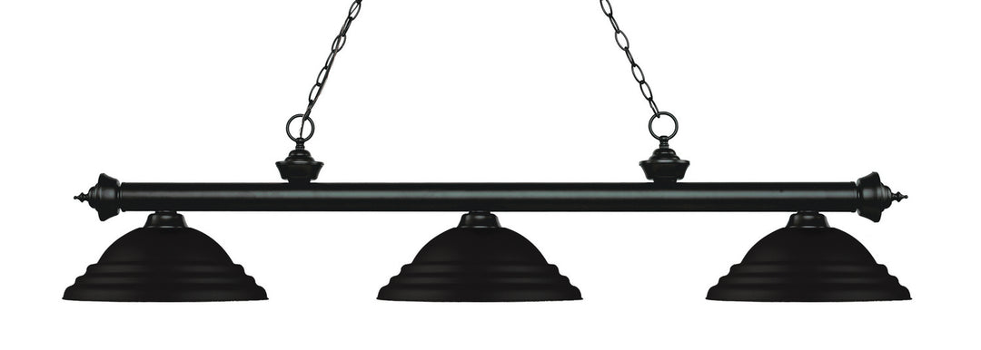Z-Lite Riviera 200-3MB-SMB Pendant Light - Matte Black