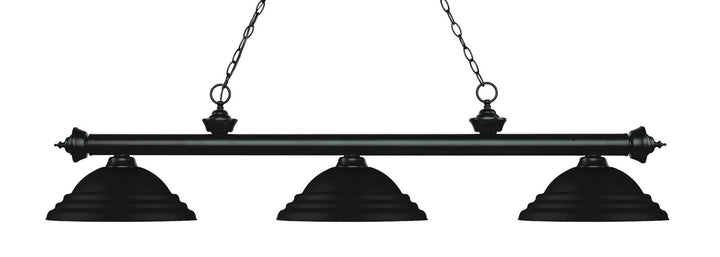 Z-Lite Riviera 200-3MB-SMB Pendant Light - Matte Black