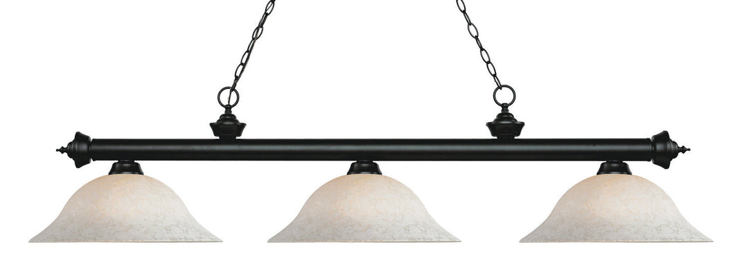 Z-Lite Riviera 200-3MB-WM16 Pendant Light - Matte Black