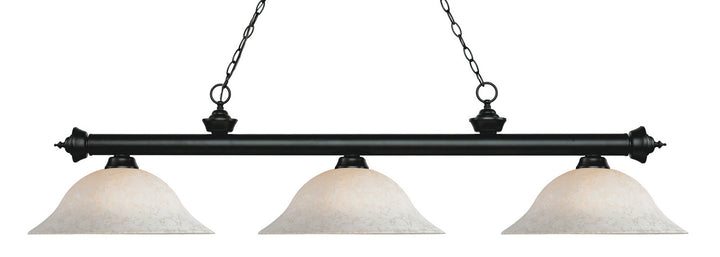 Z-Lite Riviera 200-3MB-WM16 Pendant Light - Matte Black
