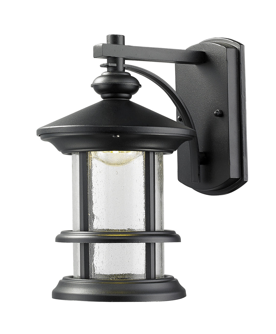 Z-Lite Lighting 552S-BK-LED  Genesis Outdoor Black