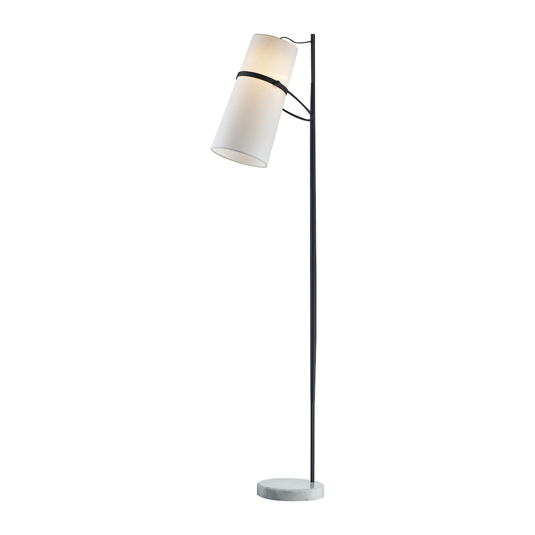 Elk Lighting D2730 Modern Banded Shade Lamp Matte Black