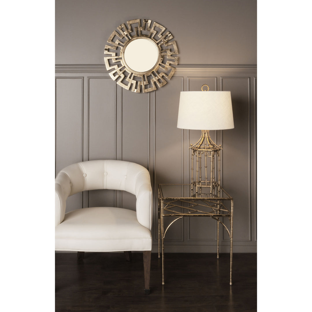 Elk Lighting D2864  Bamboo Birdcage Lamp Gold Leaf