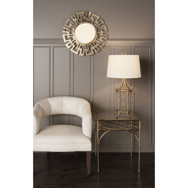 Elk Lighting D2864  Bamboo Birdcage Lamp Gold Leaf