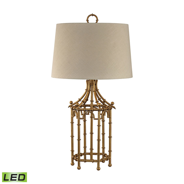 Elk Lighting D2864-LED  Bamboo Birdcage Lamp Gold Leaf