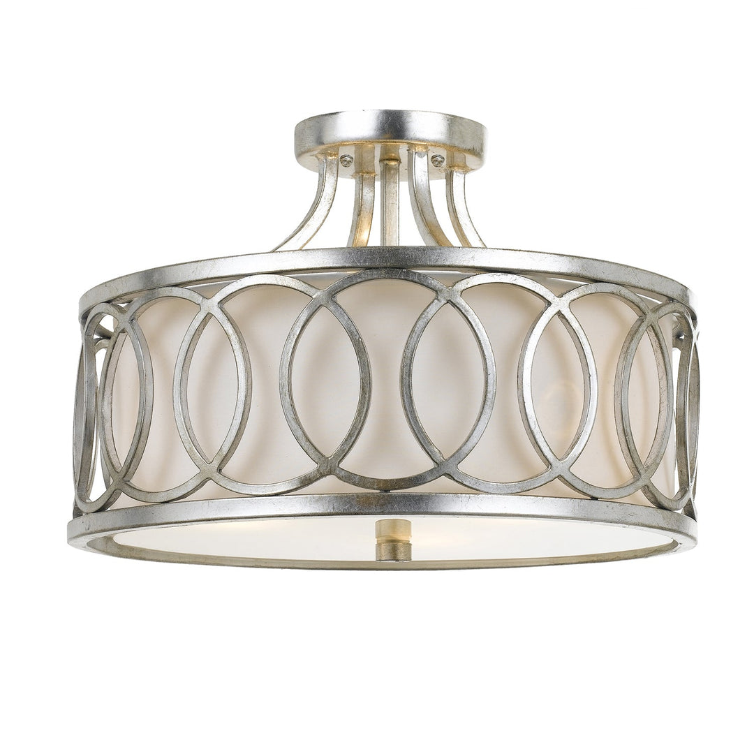 Crystorama Lighting 285-SA Graham  Antique Silver