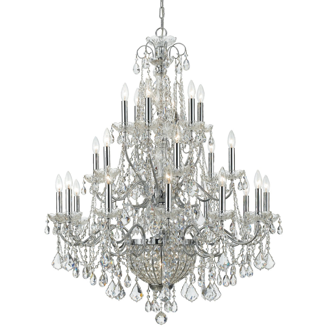 Crystorama Imperial 3229-CH-CL-MWP Chandelier Light - Polished Chrome