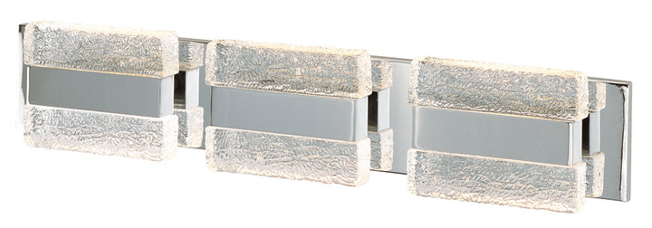 Maxim Ice 39623IBPC Bath Vanity Light 28 in. wide - Polished Chrome
