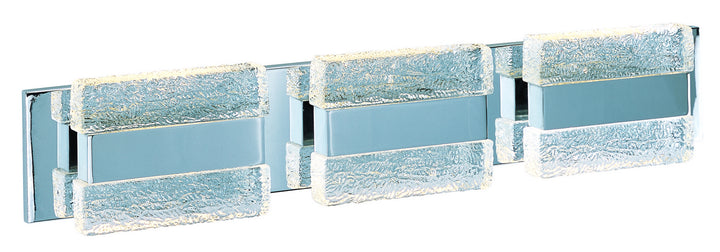 Maxim Ice 39623IBPC Bath Vanity Light 28 in. wide - Polished Chrome