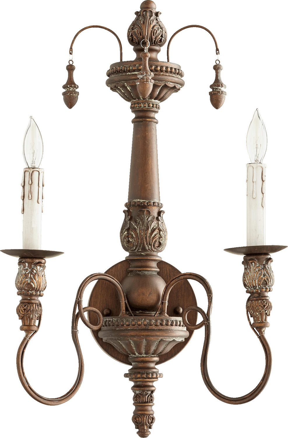 Quorum Salento 5506-2-39 Wall Sconce Light - Vintage Copper