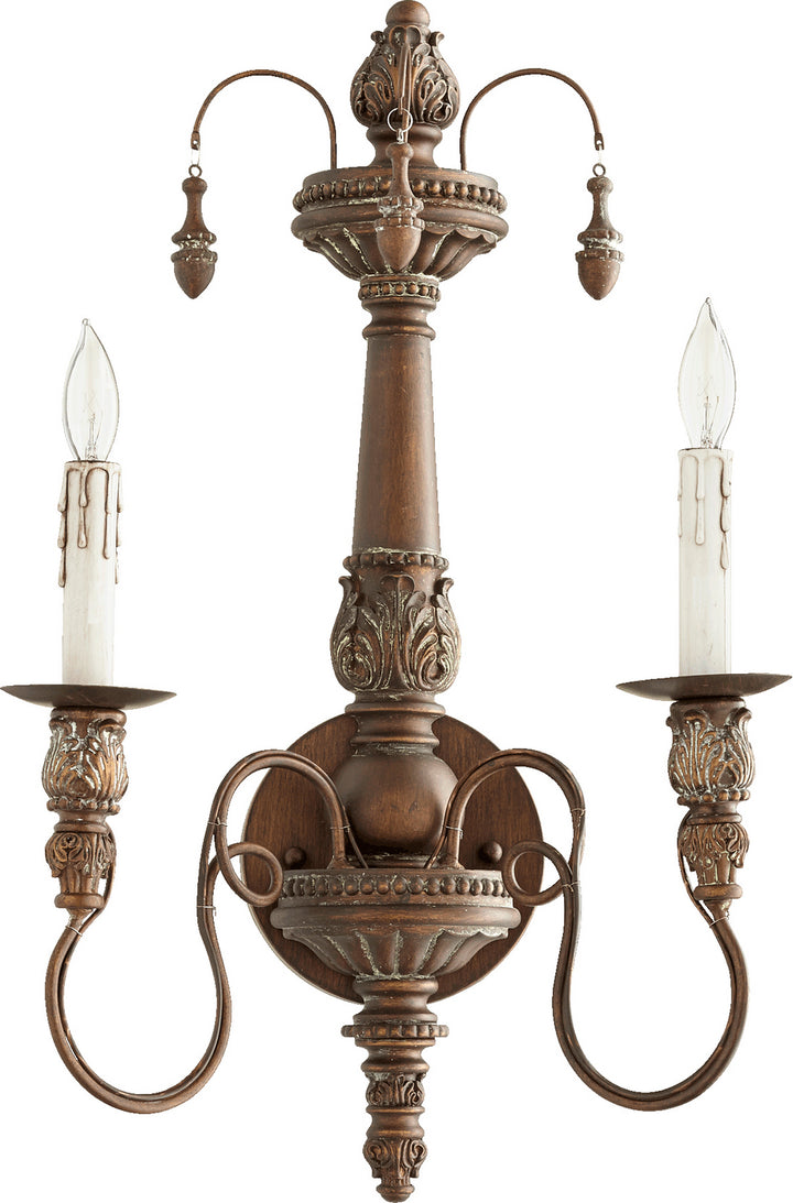 Quorum Salento 5506-2-39 Wall Sconce Light - Vintage Copper