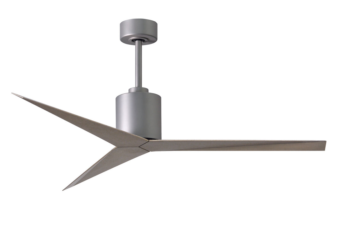 Matthews Fan Company Eliza EK-BN-GA Ceiling Fan 56 - Brushed Nickel, Gray Ash/