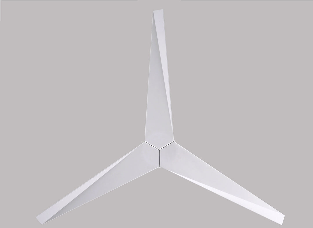 Matthews Fan Company Eliza EK-WH-WH Ceiling Fan 56 - Gloss White, Gloss White/