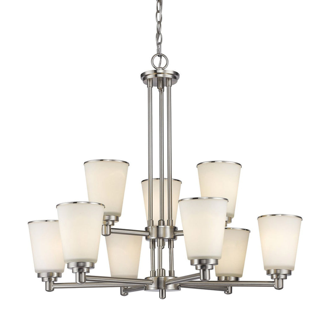 Z-Lite Jarra 432-9BN Chandelier Light - Brushed Nickel