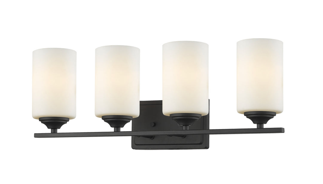 Z-Lite Bordeaux 435-4V-BRZ Bath Vanity Light 24 in. wide - Bronze